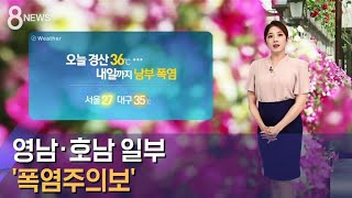 [날씨] 영남 · 호남 일부 폭염주의보…서울도 후텁지근 / SBS