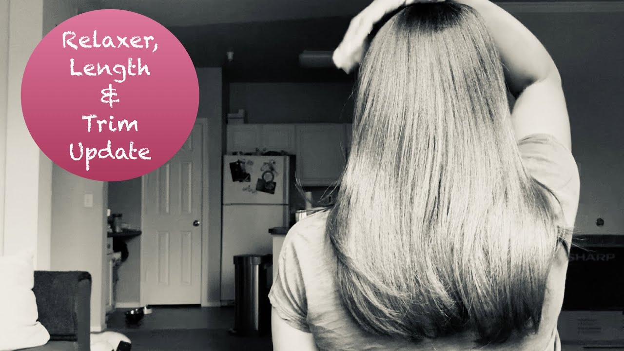Relaxit Length Relaxer, Length and Trim Update | Healthy Relaxed Hair - YouTube
