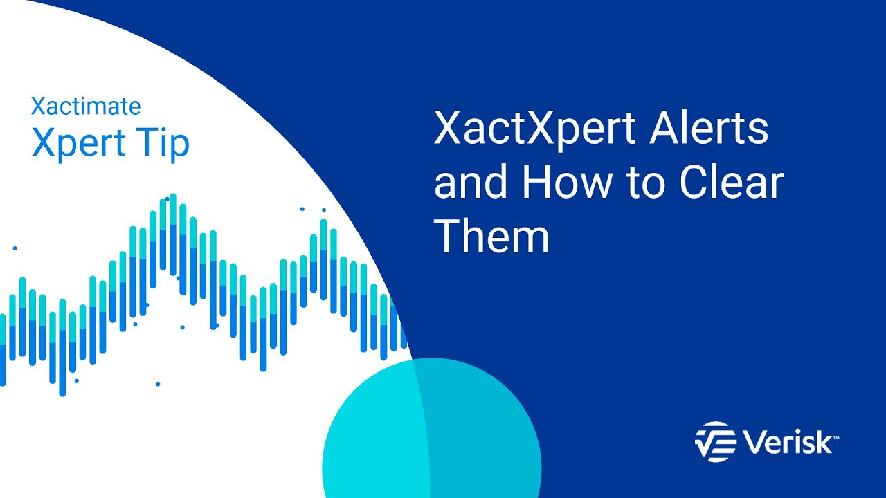 Xactimate Xpert Tip: XactXpert Alerts and How to Clear Them - YouTube