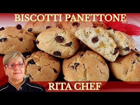 BISCOTTI PANETTONE DI NATALE🎄Il profumo del Panettone in versione biscotto | Soffici e profumati.