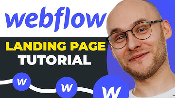 Webflow Landing Page Tutorial For Beginners | How To Create Landing Page on Webflow