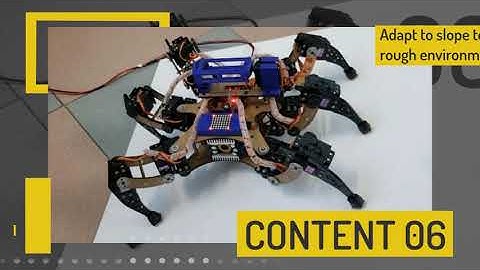 DESIGN, IMPLEMENTATION AND CONTROL OF HEXAPOD ROBOT | DEMO