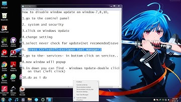 How To Disable Windows Update Permanently (windows 7,8,10)
