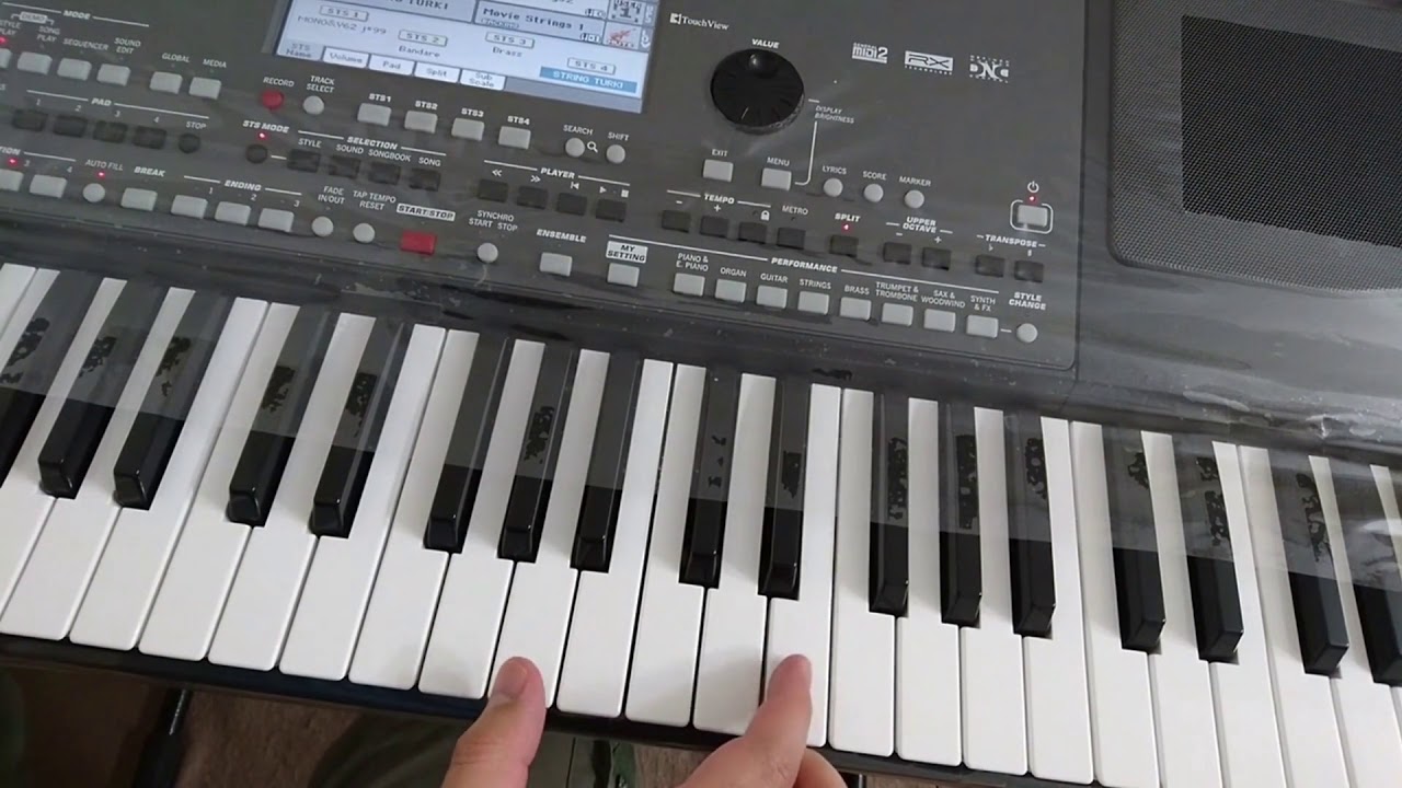 آموزش ارگ نوازی آهنگ لب کارون | KORG, Yamaha