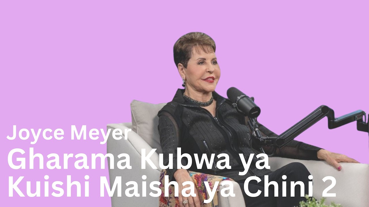 Gharama Kubwa ya Kuishi Maisha ya Chini 2 🎩 Joyce Meyer