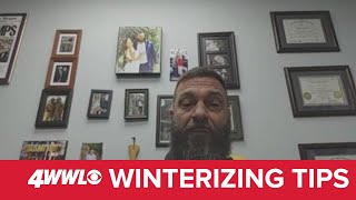Tips to winterize your pipes from Pipes R' Us Danny Griffin