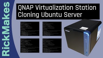 QNAP Virtualization Station Cloning Ubuntu Server