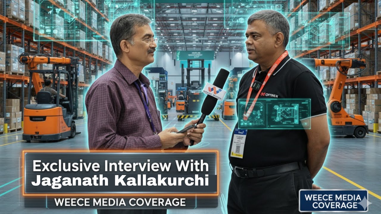 Exclusive Interview with Jaganath Kallakurchi | India Warehousing Show 2025 | WEECE Media Coverage