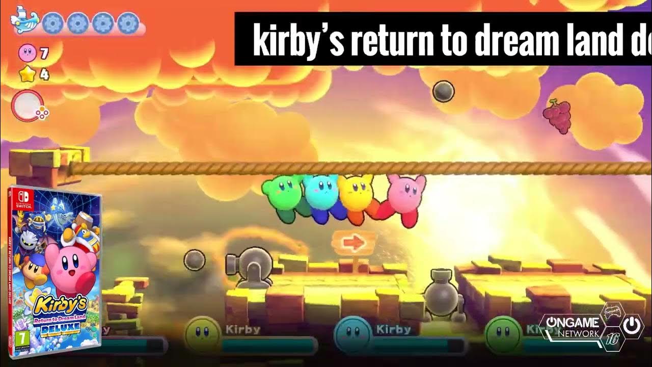 Kirby return. Кирби свитч. Кирби ретурн ту Дрим ленд Делюкс. Kirby Dreamland враги. Kirby Dreamland dididi.