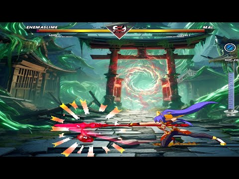 Enema Slime Vs Mai Natsume Mugen Fighting Games