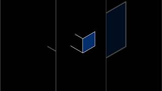 3d Cube design using turtle in python programming| #shorts #youtubeshorts #python