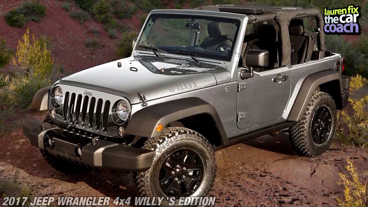 2017 Jeep Wrangler 4x4 Willy's Edition Car Review by Lauren Fix, The Car  Coach® - YouTube