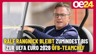 Ralf Rangnick bleibt zumindest bis zur UEFA EURO 2028 ÖFB-Teamchef