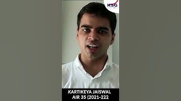 KARTIKEYA JAISWAL | AIR 35 | Topper