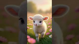 #cutesheep smells a wildflower and sneezes #cutenessoverloaded #animatedstory #trending #cuteanimals