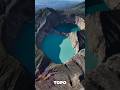 O mistério dos lagos que mudam de cor. #Kelimutu #Lagos #Indonesia #Mount #viagem