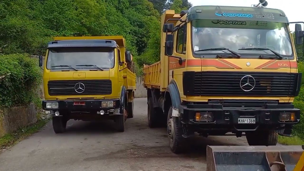 μεταφορά καυσόξυλων!! mercedes benz 1719