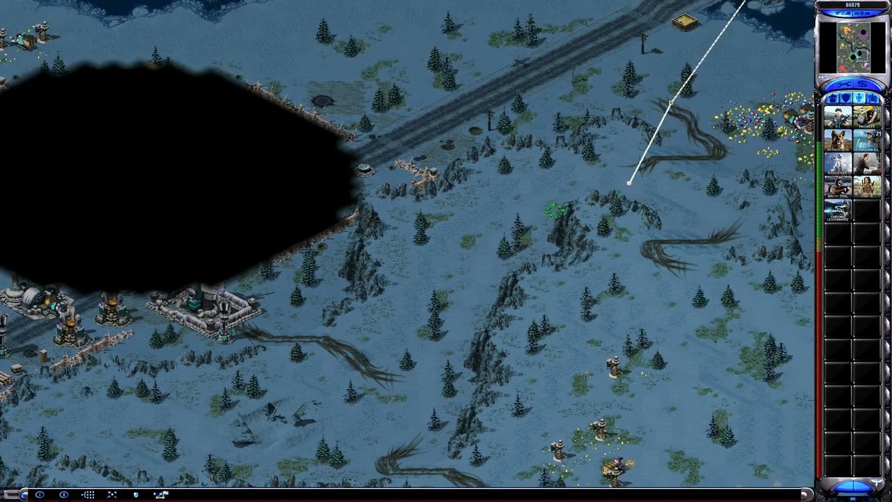 Red Alert 2 | Extra Hard Ai | 7 Vs 1 | Dark Night Map