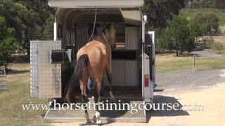 Step-by-step trailer loading course