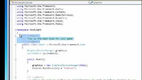 XNA Video 1 - Introduction to Visual Studio, C#, and XNA.mp4