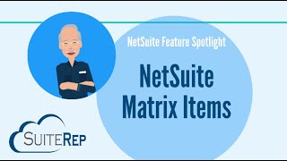 NetSuite Matrix Items