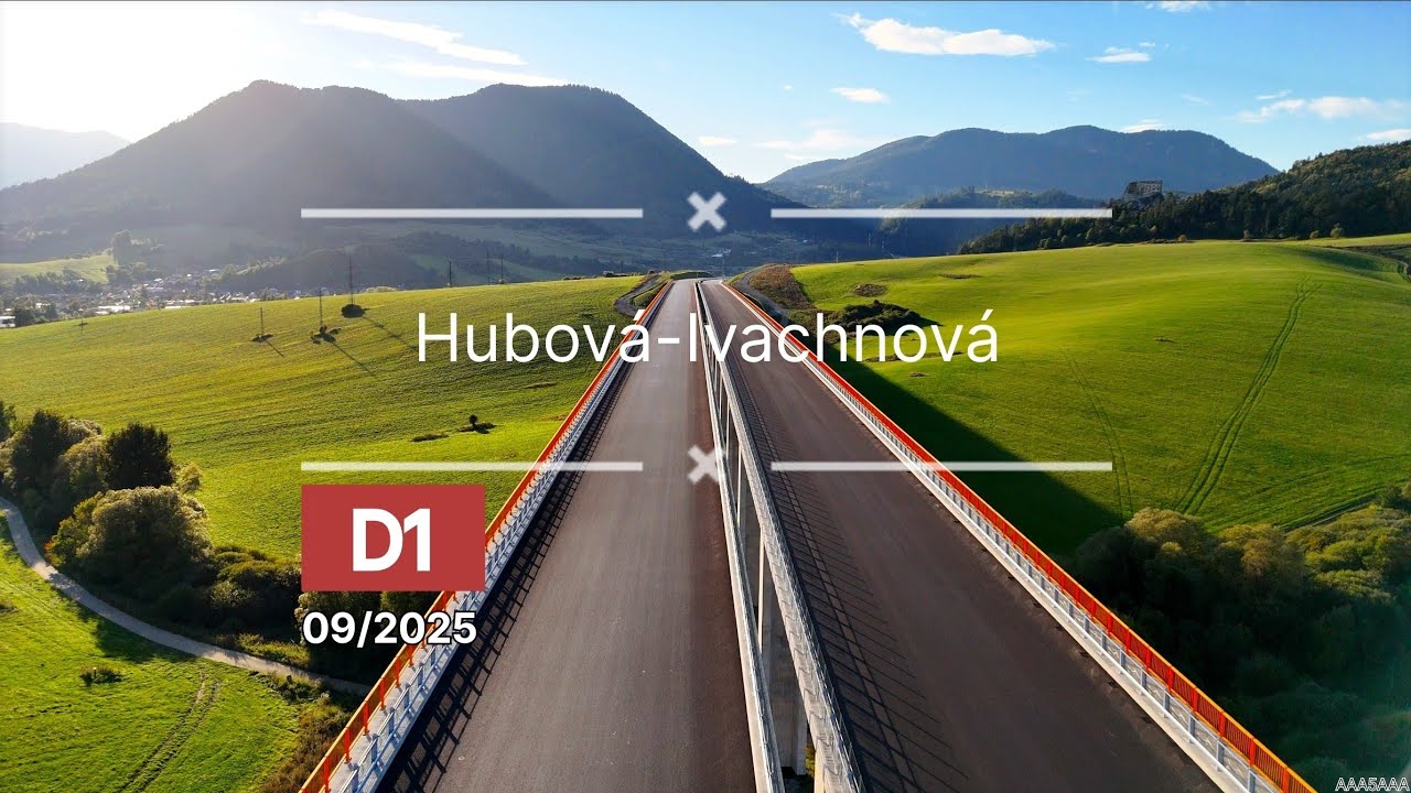 Текущий вид строительства D1 Губова – Ивачнова 09/2025