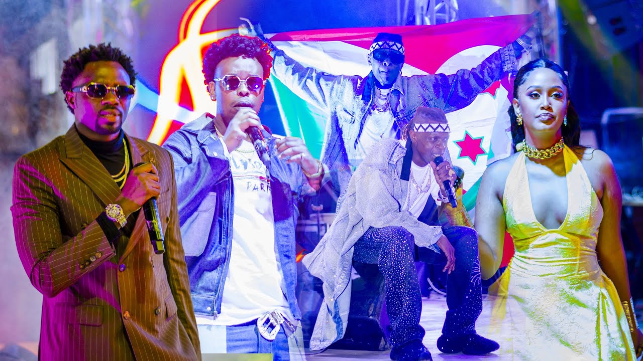 Jose Chameleon, Double Jay, B face , Monia Fleur basarishije abantu Muri ARENA umuriro uraka🔥