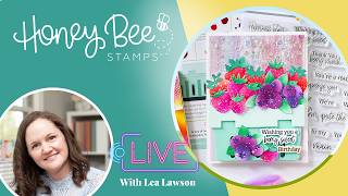 Honey Bee Stamps Live with Lea Lawson: Berry Basket Shaker Card