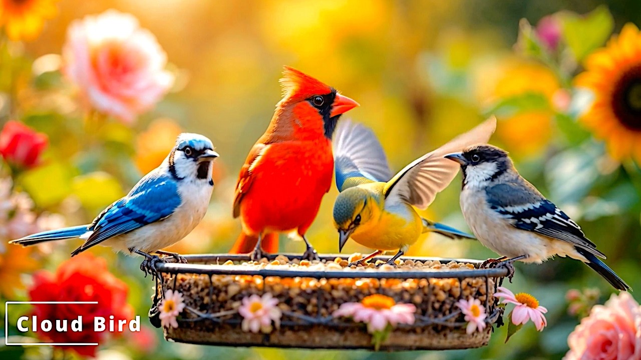 Echoes of the Blooming Sky – Spring Bird Cam Journey into Wild Birdlife & Gentle Nature Sounds