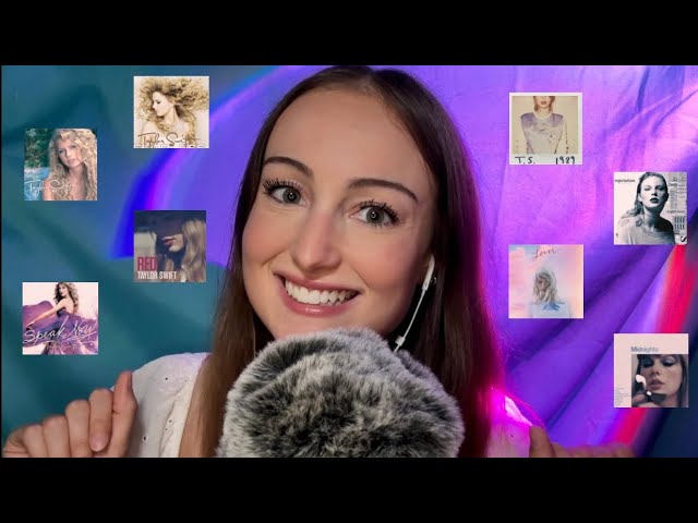 ASMR 🎤 Taylor Swift Songs Whisper Singing ASMR with Timestamps - Relaxing Whispering for Sleep
