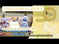 FEMALE KUMITE -55 KG ROSENLIND VS ANZHELIKA TERLIUGA | KARATE1 FUKUOKA 2023