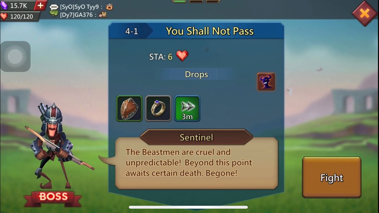 Lords Mobile Normal Stage 4-1  F2P 60FPS