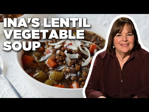 Ina Garten's 5-Star Lentil Vegetable Soup | Barefoot Contessa | Food Network