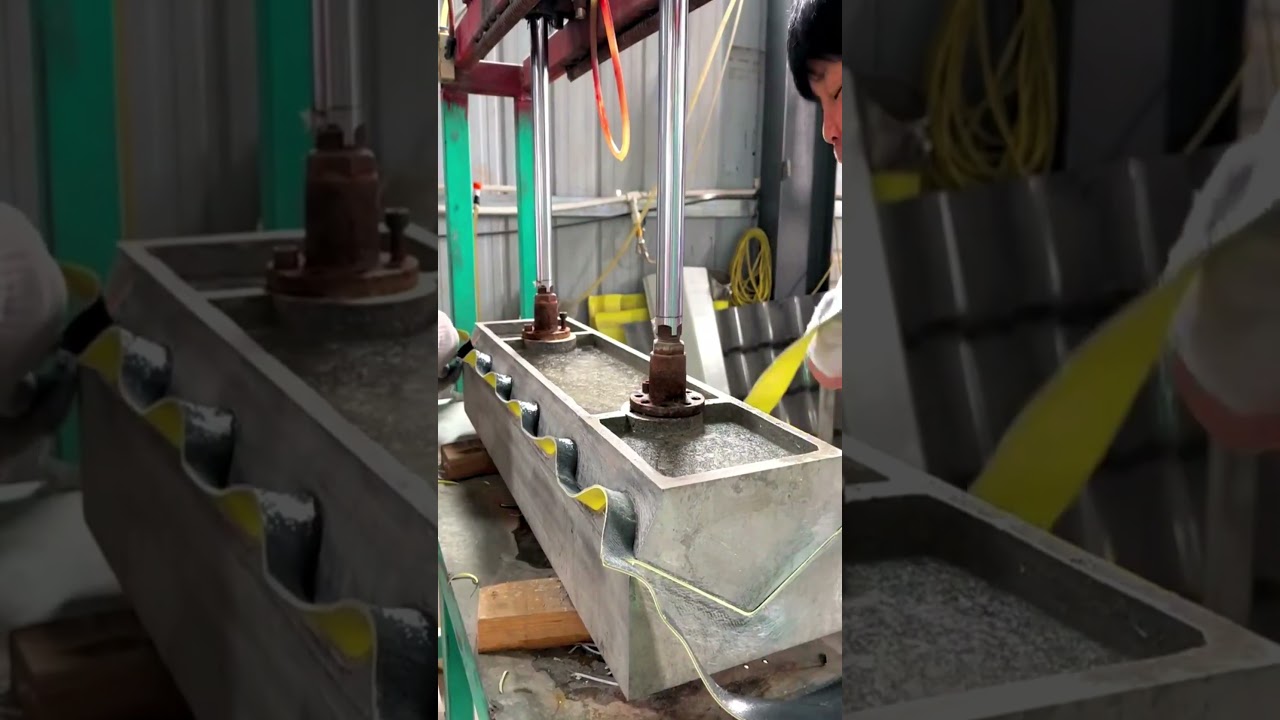 Resin tile manufacturing process 