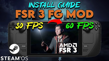 Install Guide for FSR 3 FG Mod Hogwarts Legacy Steam Deck SteamOS #steamdeck #fsr3