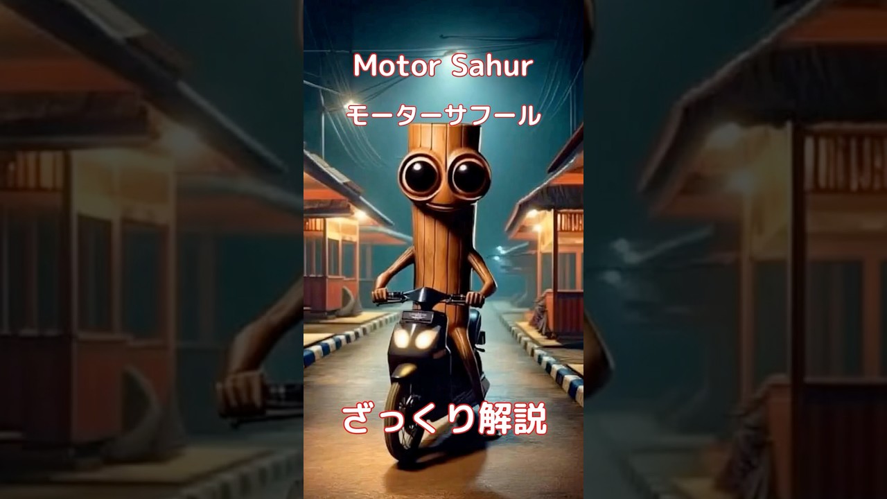 【#italianbrainrot 】Motor Sahur モーターサフール【ざっくり解説】