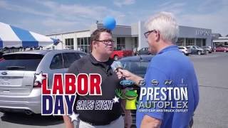 Labor Day Sales Event at the Preston Autoplex of Maryland and Delaware