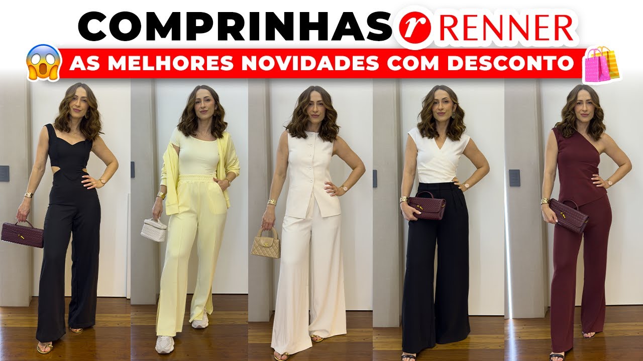 PROVANDO ROUPAS DA RENNER - AS MELHORES COMPRINHASSS
