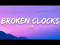 SZA - Broken Clocks (Lyrics)