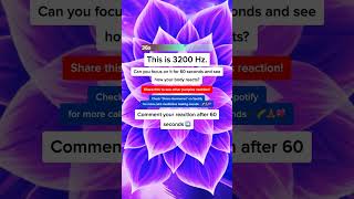 🌟 Improve Your Concentration with #3200Hz! Can You Commit for 60 Seconds