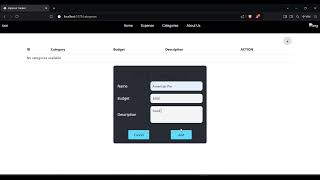 React full stack project | Expense Tracker | Java + React Full stack project