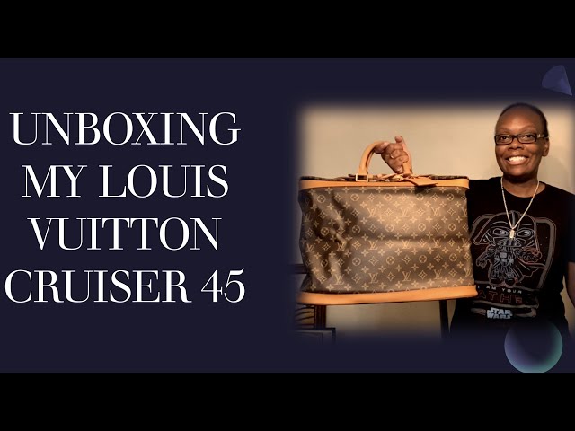 Louis Vuitton Classic Monogram Sac Cruiser 45 Travel Bag