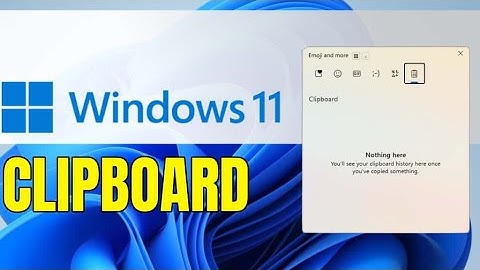 How to Use Clipboard History in Windows 11 | Copy Paste in windows 11