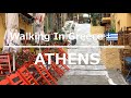 【4K】 Ｗalking in Athens Greece