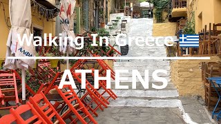 【4K】 Ｗalking in Athens Greece