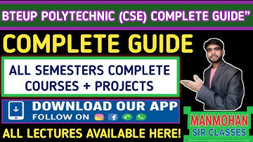 “BTEUP Polytechnic CSE Diploma | Full Syllabus & Complete Guide (All Semesters)”