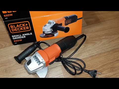 Угловая шлифмашина-болгарка BLACK+DECKER G650 0.65 кВт 115мм