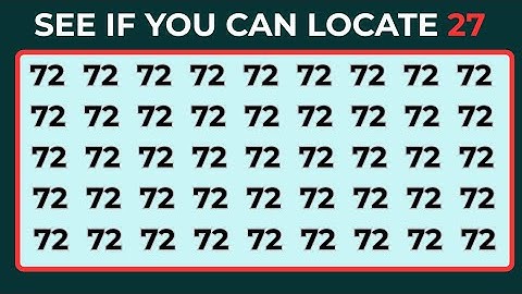 Test Your Observation Skill! Spot The Odd Numbers and Letters