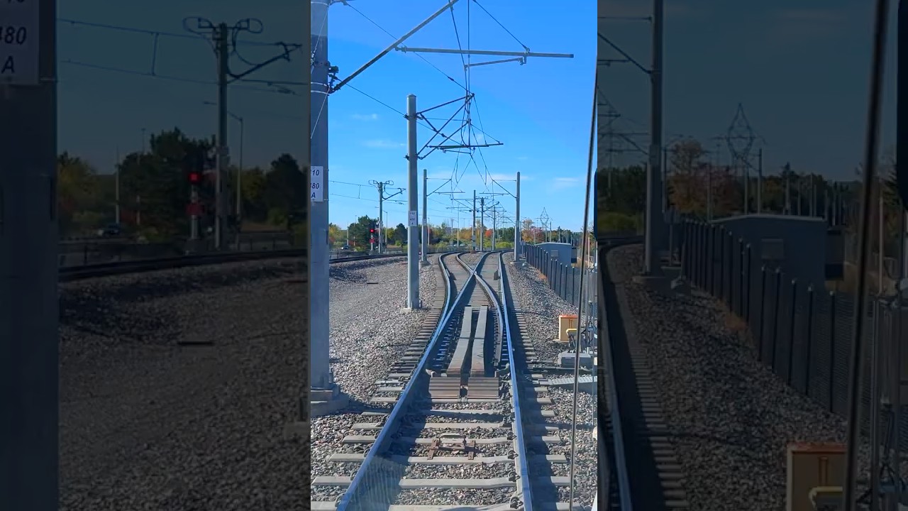 A timelapse ride on Ottawa's O-Train Line 1 from Blair to Tunney's Pasture (Fall 2025)