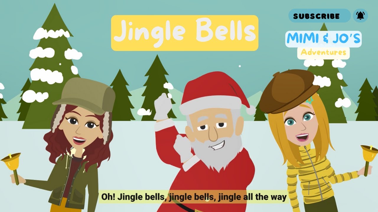 Jingle Bells 🎄 | Classic Christmas Song for Kids | Mimi & Jo’s Adventures